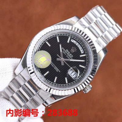 ROLEX Day-date Stainless Steel 8215 Automatic Movement 41*11MM Black Watch